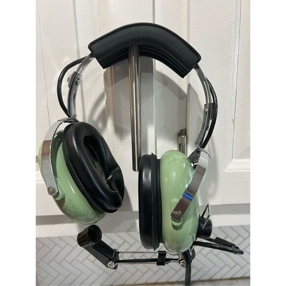 DAVID CLARK H10-30 PILOT HEADSET AVIATION HEADPHONES Dual Plug - Picture 2 of 14